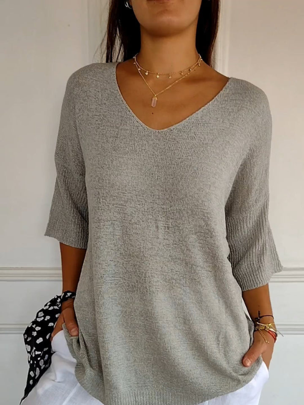 Shar - Cut Sweater Tee